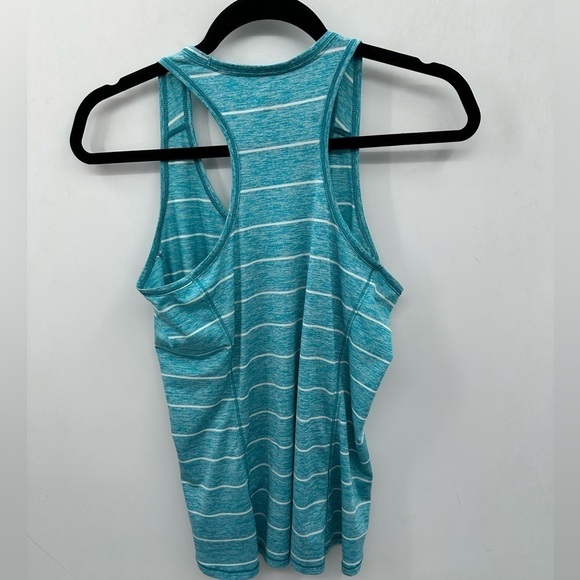 THE NORTH FACE BLUEBIRD performance striped racer back tank top. SMALL - Picture 2 of 7